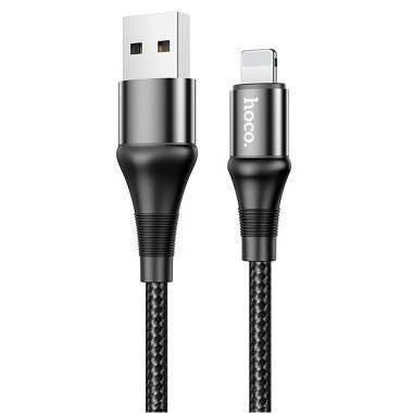 Кабель Hoco X50 Excellent (USB - lightning) 100см (черный) — 1