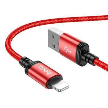 Кабель Hoco X89 Wind (USB - lightning) 100см (красный) — 5