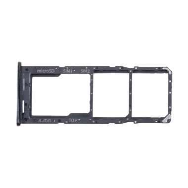 Контейнер SIM для Samsung Galaxy A04s (A047F) (черный) — 2