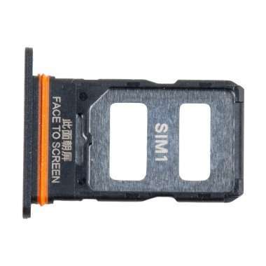 Контейнер SIM для Xiaomi Poco X6 5G (черный) — 2